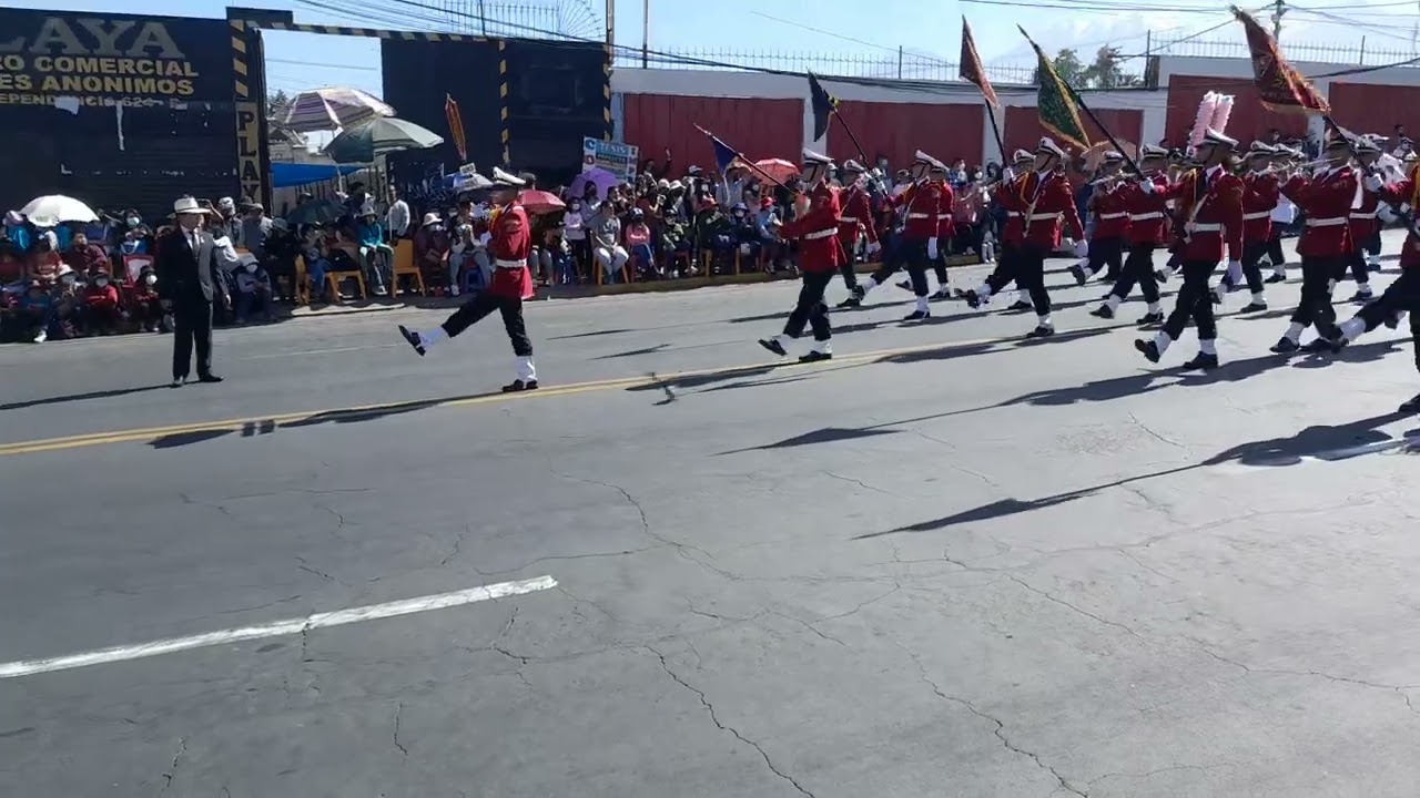 Banda del Colegio Militar Francisco Bolognesi |Parada Militar de Arequipa 2022