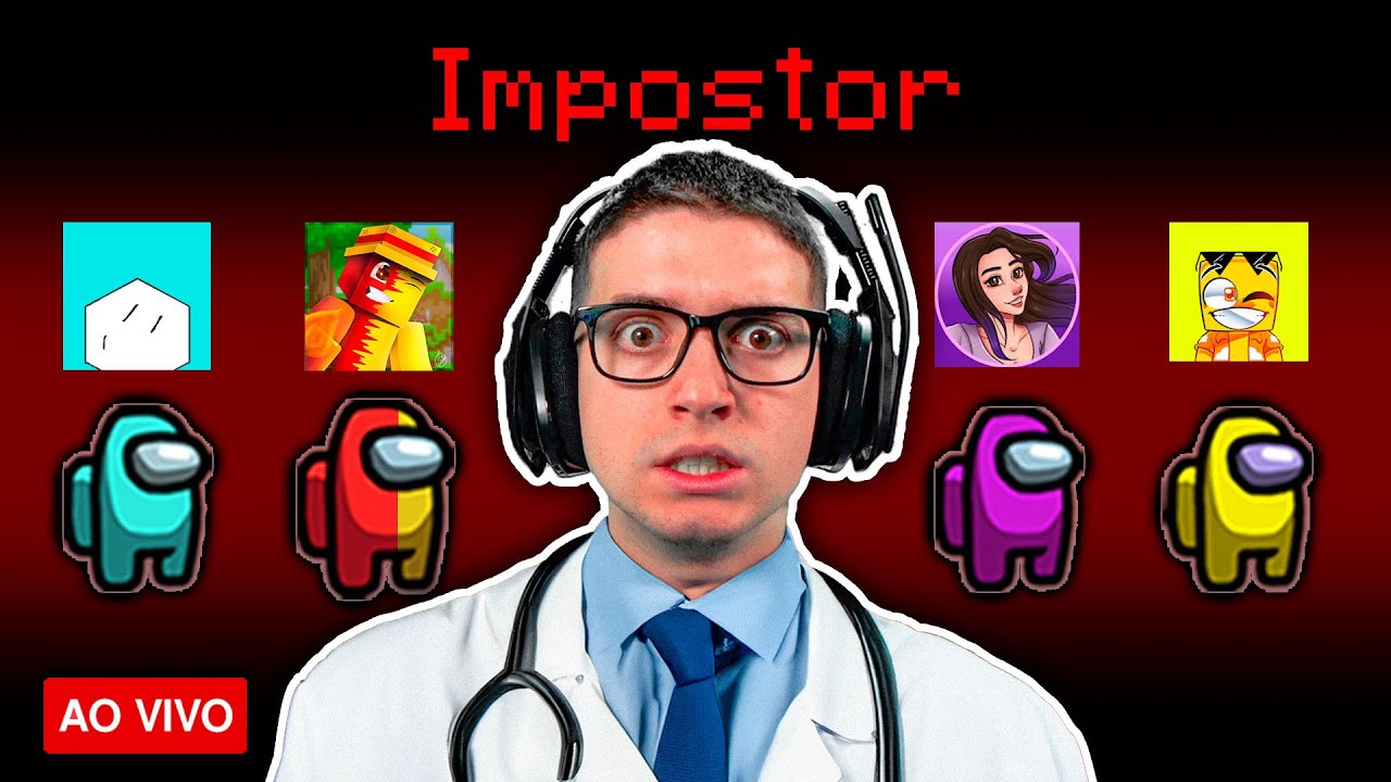 🔴 Qual é o Youtuber IMPOSTOR? (ft. Problems, Costa, Nogal, Noobzinho, etc...)