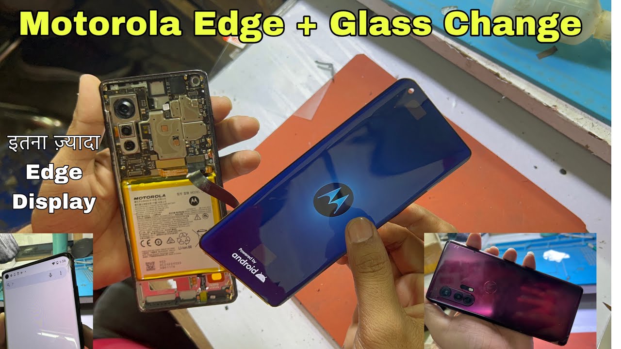 Motorola Edge + Broken Front Glass Replacement || Motorola Edge Plus Broken Glass Restoration