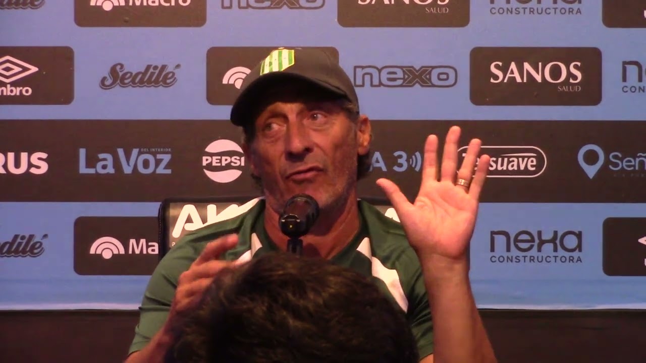 VIVO PEDRO TROGLIO DT BANFIELD LUEGO DE LA DERROTA CON BELGRANO EN ALBERDI.