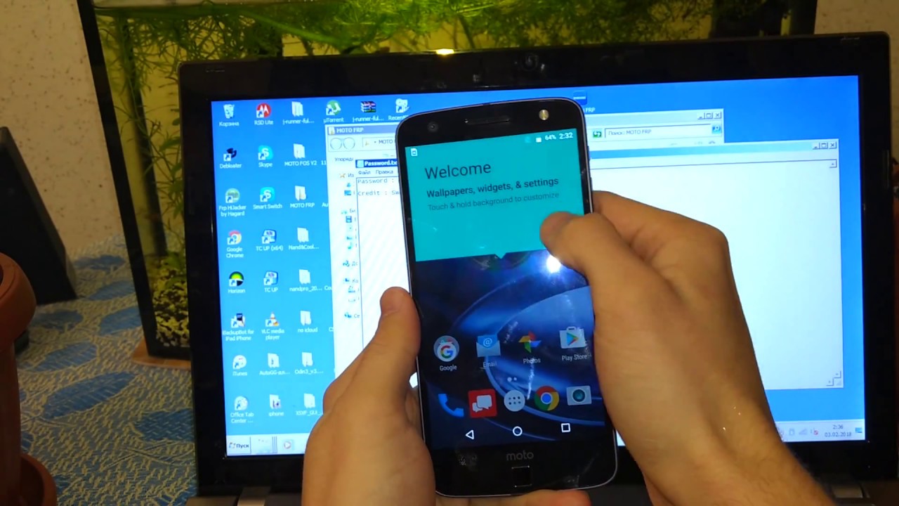 Motorola Moto Z Droid Force Android 7 Google Account Locked (FRP) Bypass
