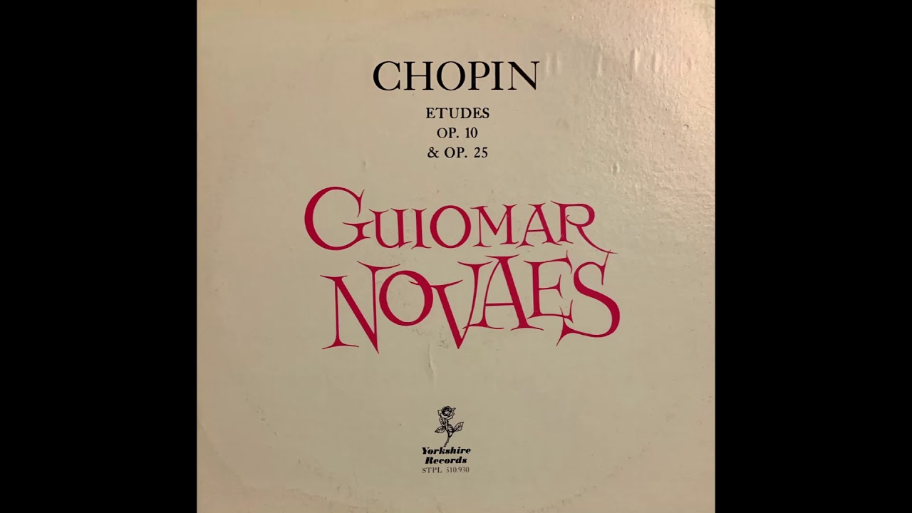 Guiomar Novaes plays Frederic Chopin, Etudes Op. 10 (1953) New Transfer