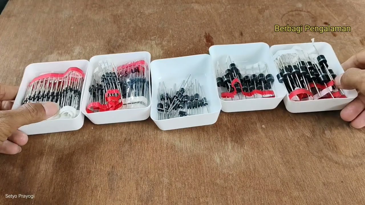 Macam - macam ukuran dioda silikon,, pemula wajib tau..!!!