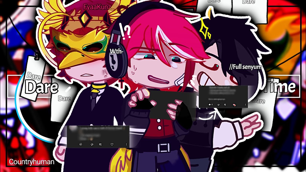 Ngejalanin dare dari kalian | Countryhumans | •Gacha club• [ Part : 1/? ]
