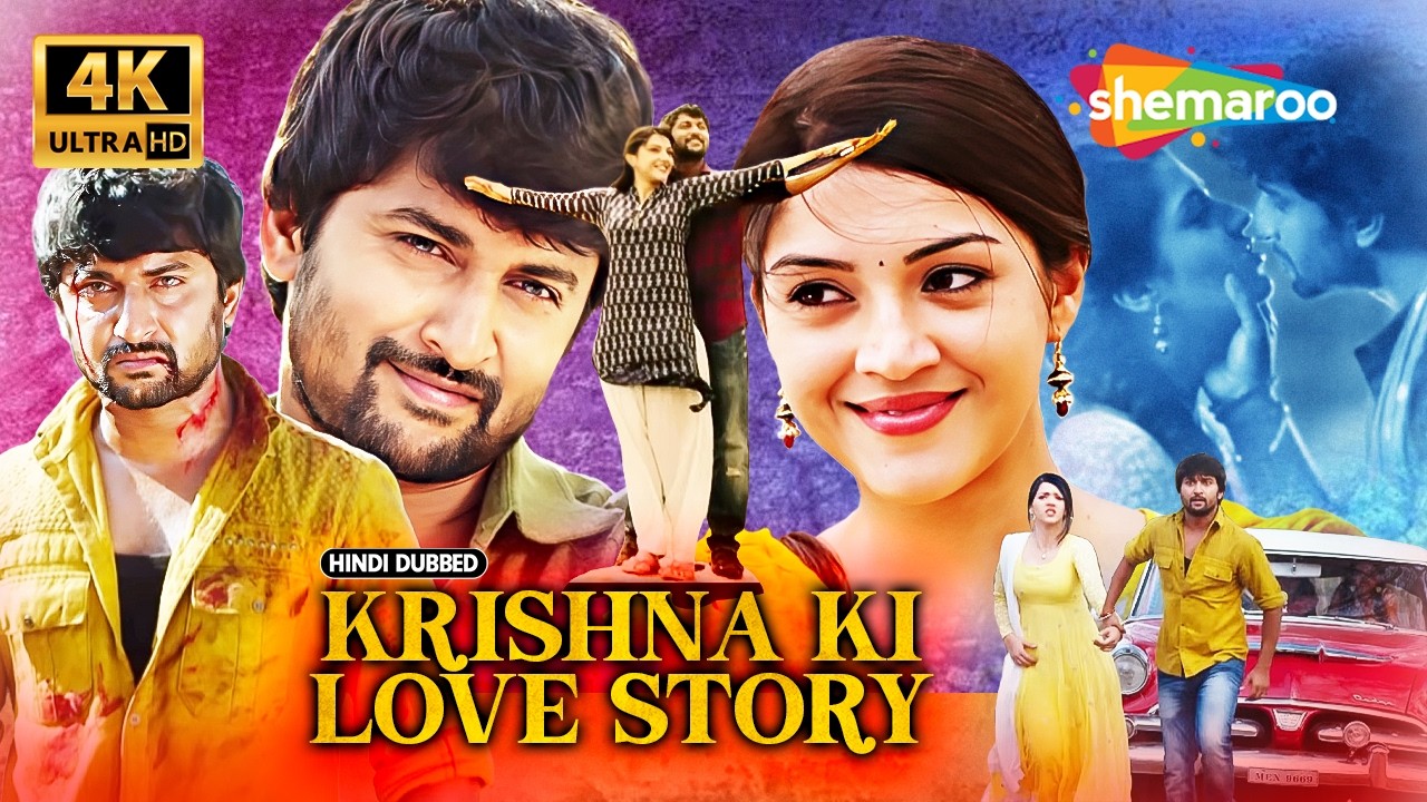 Krishna Ki Love Story (Hindi Dubbed) | Nani Ki Blockbuster Love Story 💖| South Movie First Time 4K