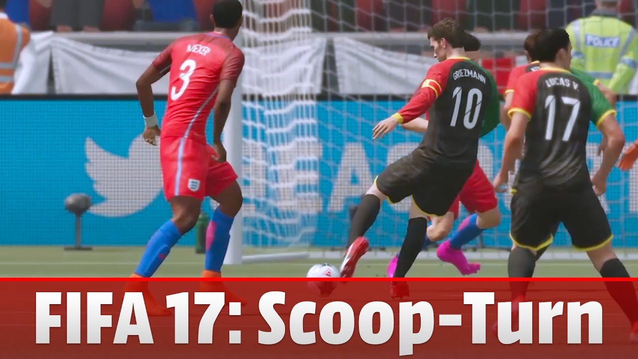 Der Scoop Turn &ndash; so zaubert ihr durch die Abwehr | FIFA 17 Tutorials