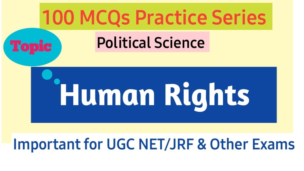 Multiple choice questions - Human Rights  || 100 MCQs ||Part 1 || Deepika