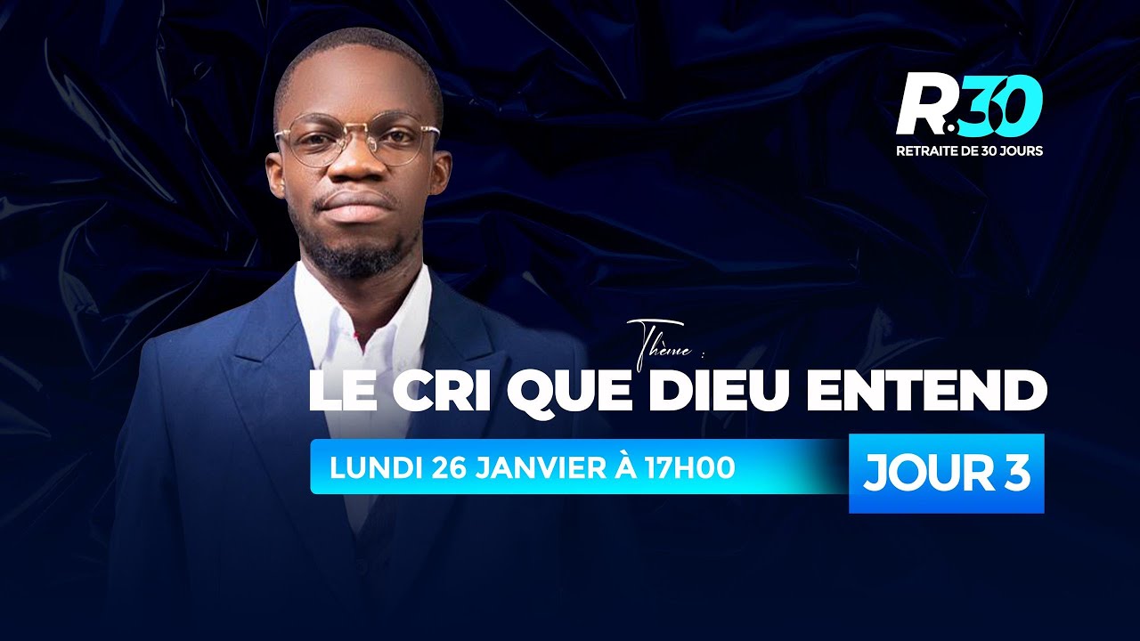 LUNDI 26 JANVIER 2026|RETRAITE 30|JOUR 3 |PASTEUR RHEMA DISANKA