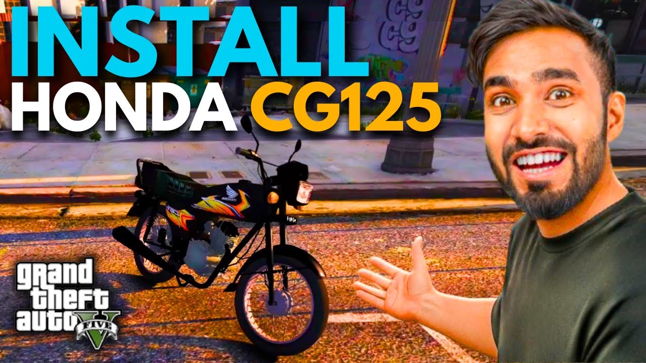 Как установить Honda CG125 в GTA 5 | Установка оригинального мода на мотоцикл Honda CG125 | Моды ...