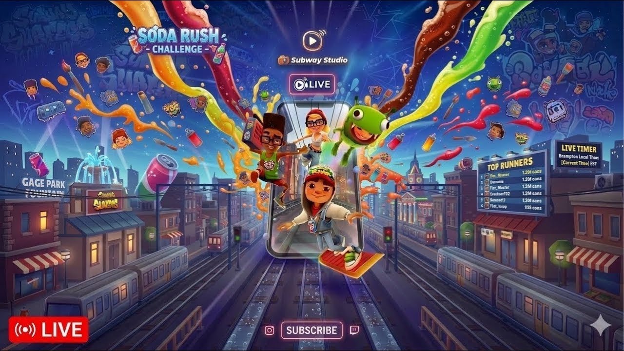 🔴 Subway Surfers Live Gameplay | Endless Run Challenge!#SubwaySurfers #MobileGaming