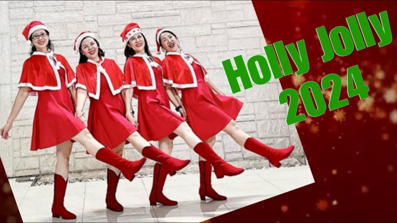 Holly Jolly 2024 Line Dance (demo & count)