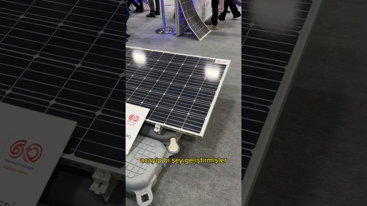 Yüzen güneş paneli ile elektrik üretmek ☀️🔋