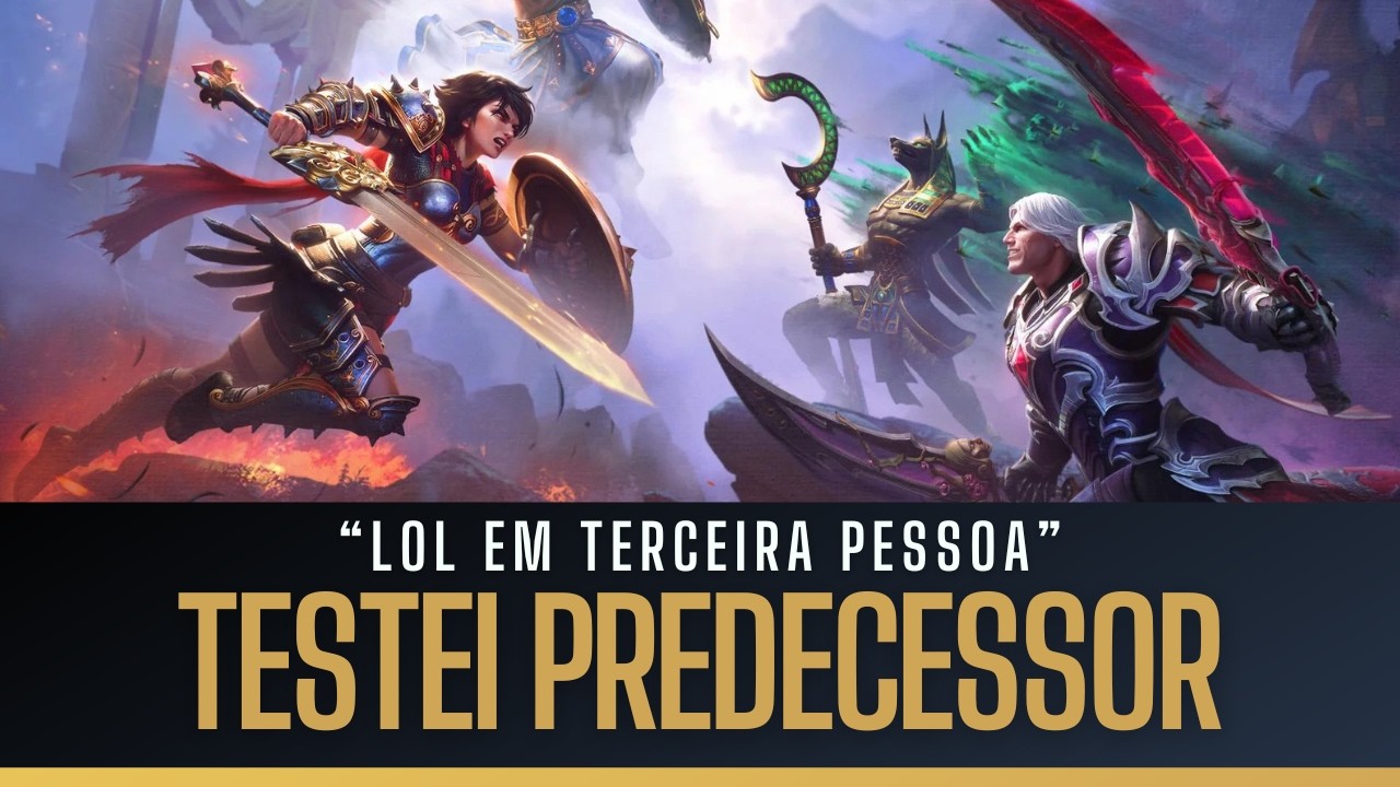 JOGADOR de LOL experimenta PREDECESSOR! O MOBA da Steam que praticamente COPIOU o League of Legends