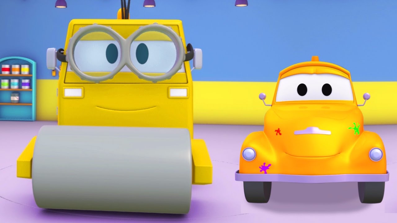 El Taller de Pintura de Tom La Grúa: Steve la Apisonadora es un Minion | Dibujos animados