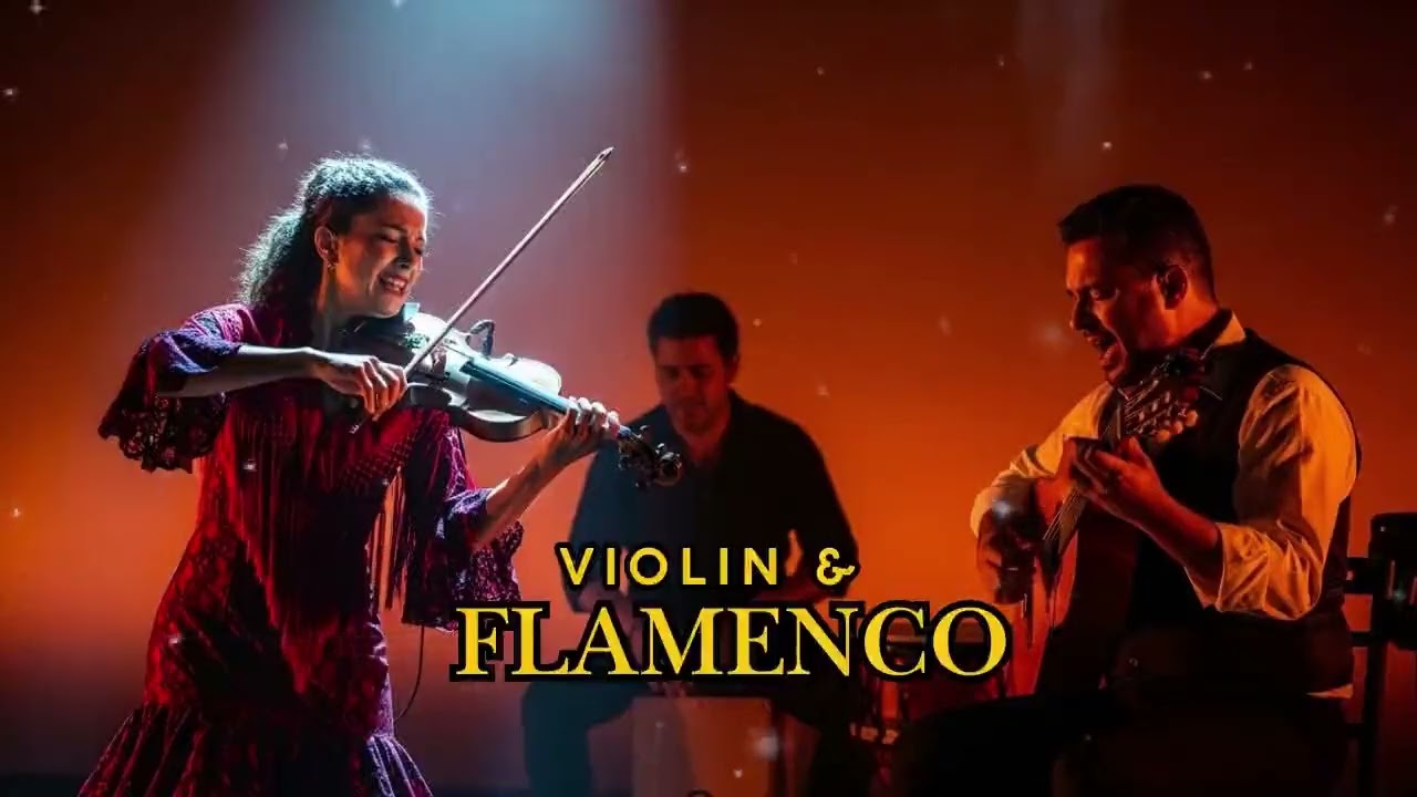 Relaxing Flamenco Guitar & Violin 🌌 Sonido Cinemático de la Noche Andaluza