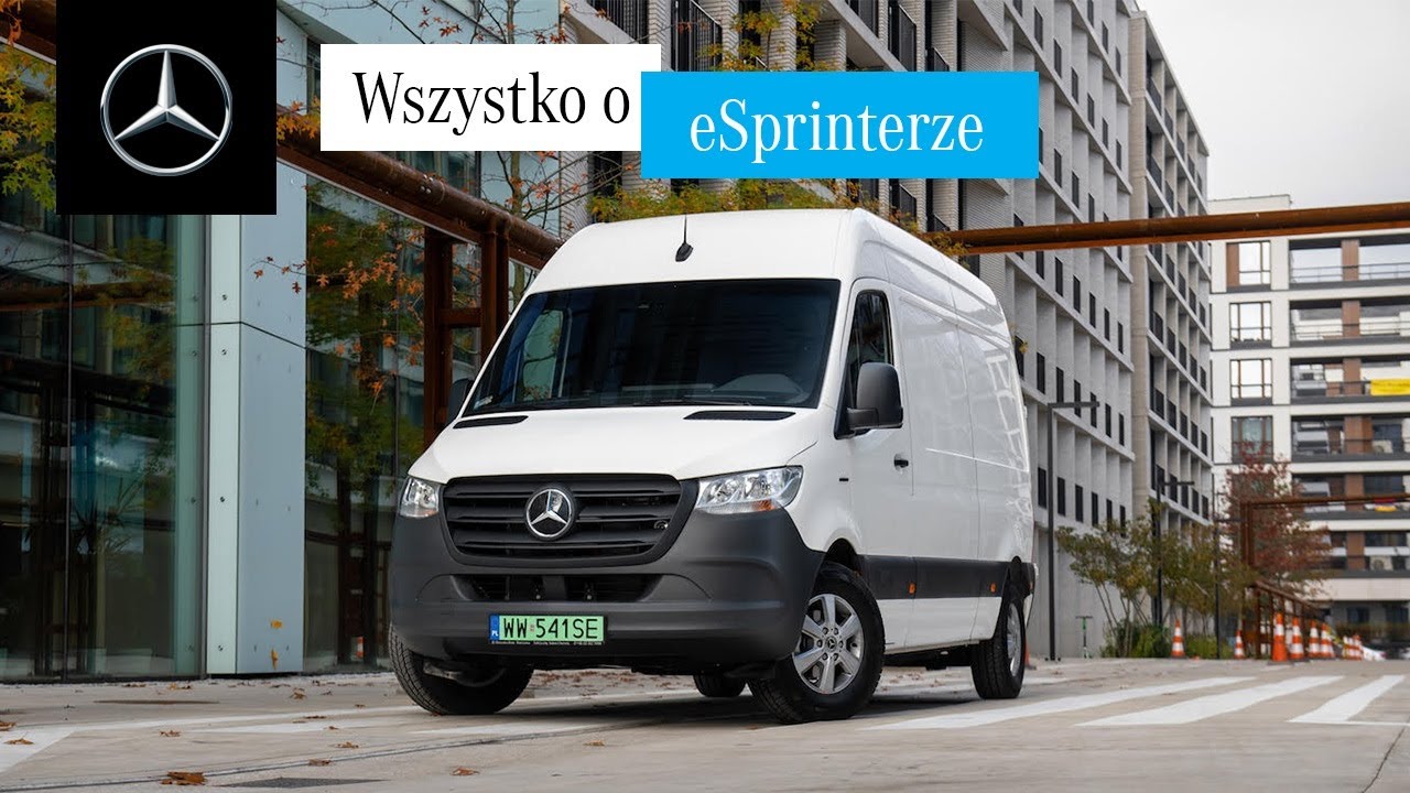 Wszystko o Mercedes-Benz eSprinter 112 - prezentacja elektrycznego, dostawczego vana