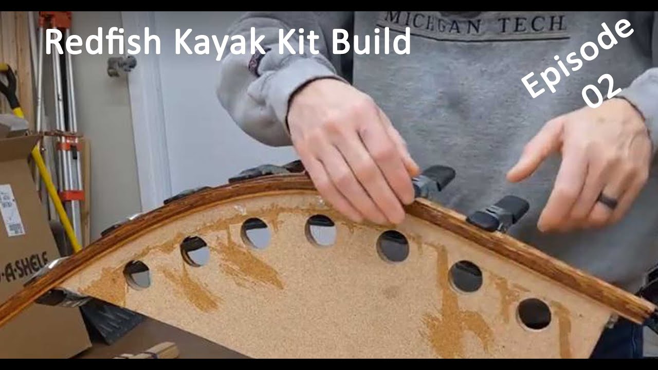 Redfish Spring Run Kayak Kit - EP 02 building the stems & determining the strip pattern
