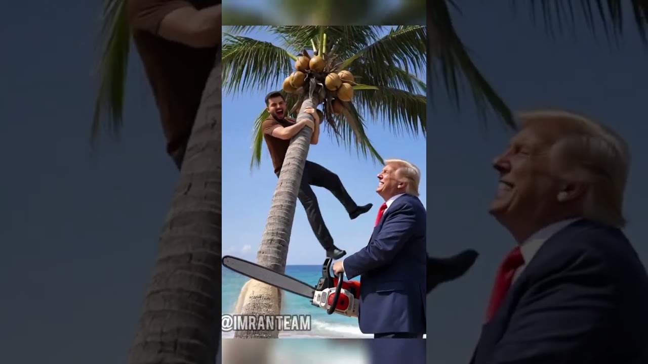 Trump Vs Zelensky Coconut Chaos 😂🥥#viral #trump #funny