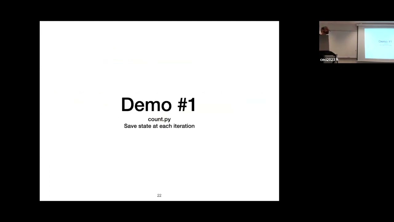 Using a Checkpoint/restart program to overcome time limits