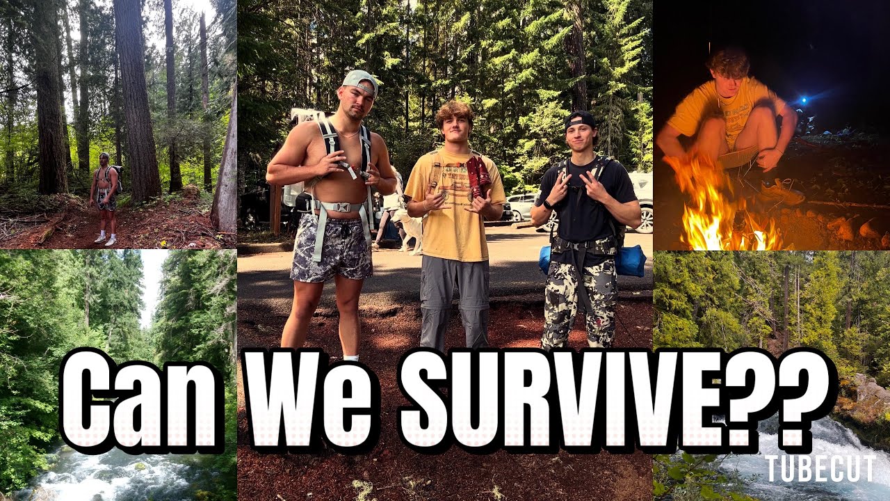 SURVIVING IN THE OREGON WILDERNESS FOR(24 Hours)