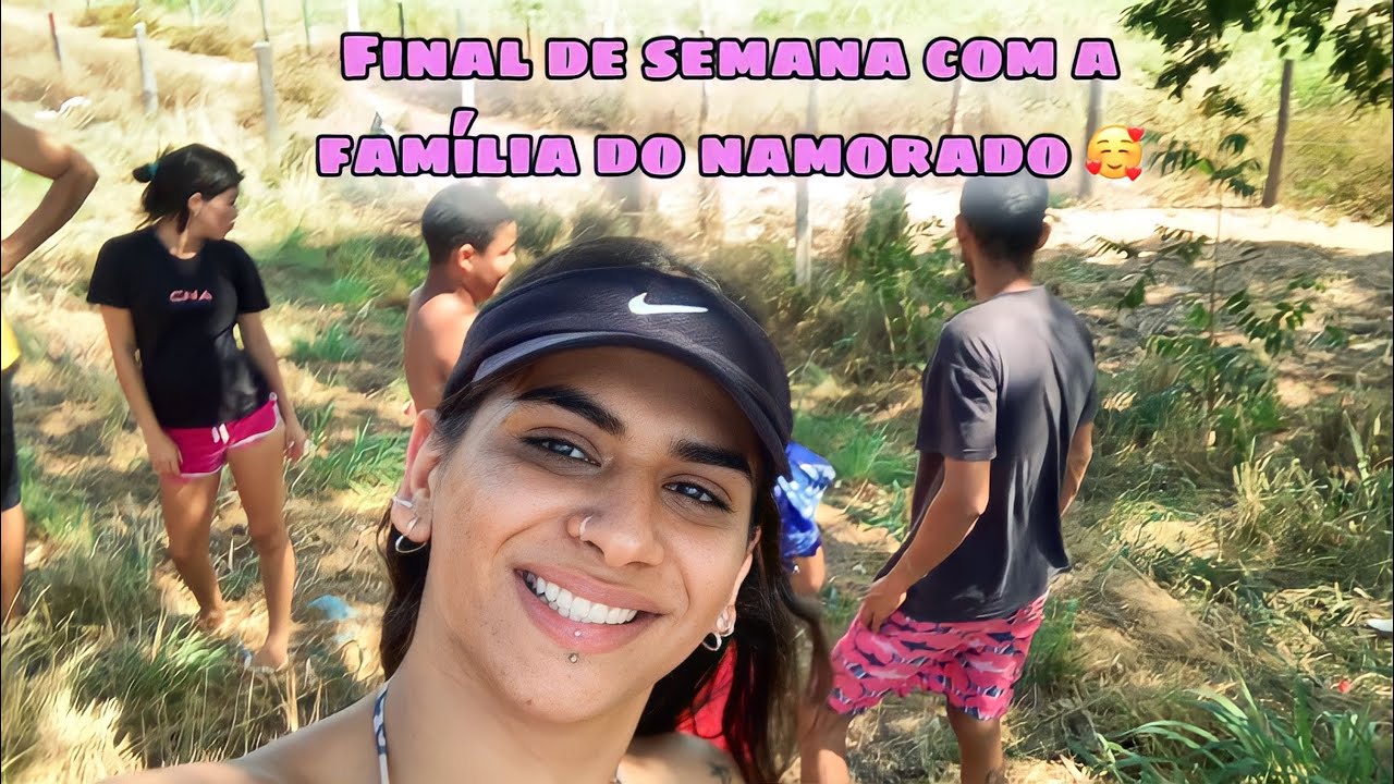 Final de semana com uma trans na beira do rio 😍
