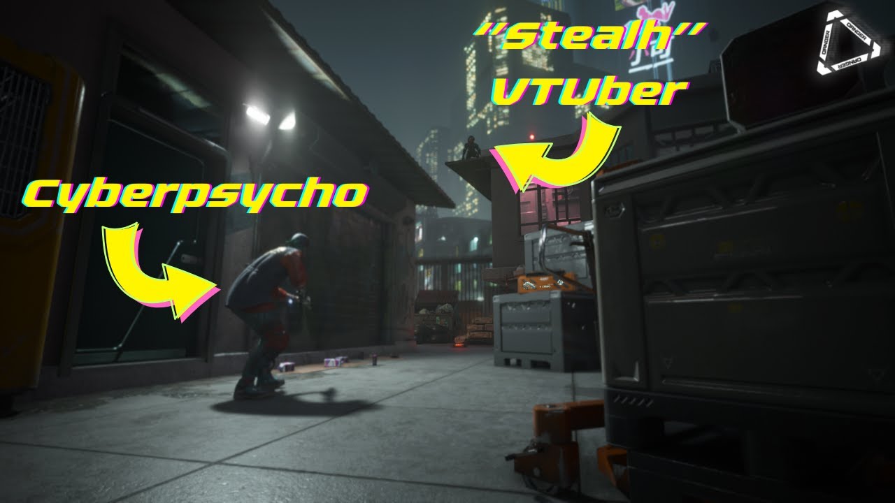 Cyborg VTuber lives in 2077