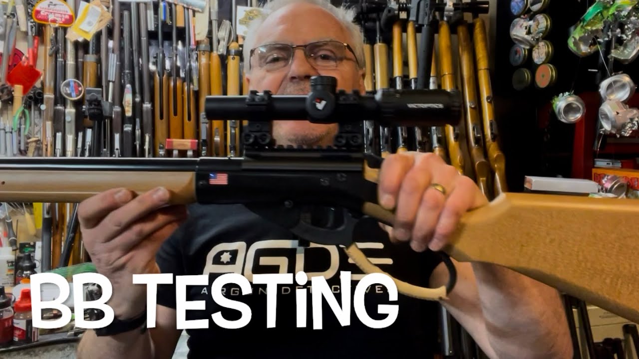 BB testing in the 499B Daisy match & unplated & red ryders BC precisions Umarex Crosman black widows