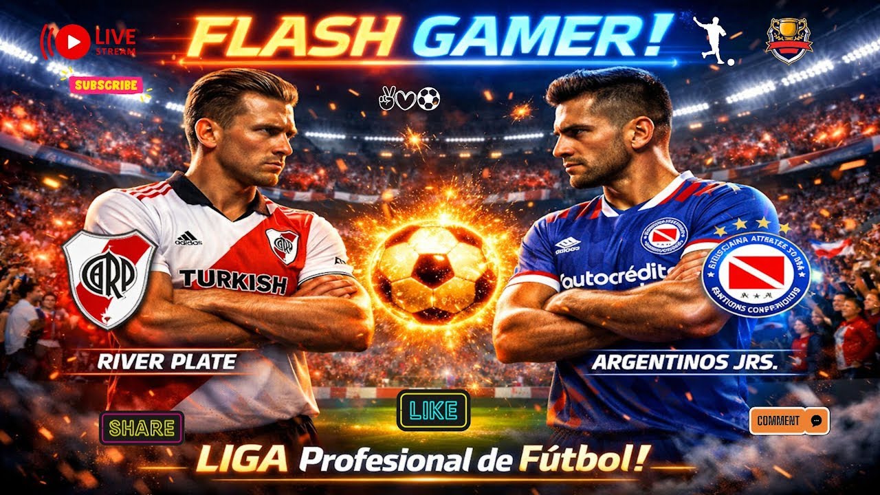 🎮 Flash Fifa Gameplay River plate Vs Argentinos JRS. Argentina Liga Profesional de Futbol!!! #fyp