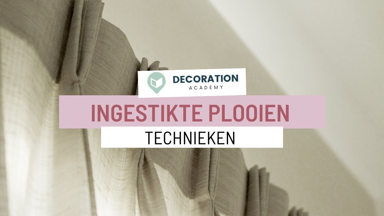 Gordijnen met ingestikte plooien | Textiel techniek