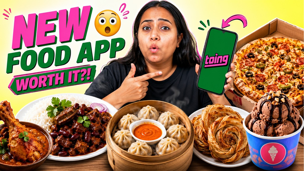 I Ordered EVERYTHING From This New Food App - Toing Food Review!