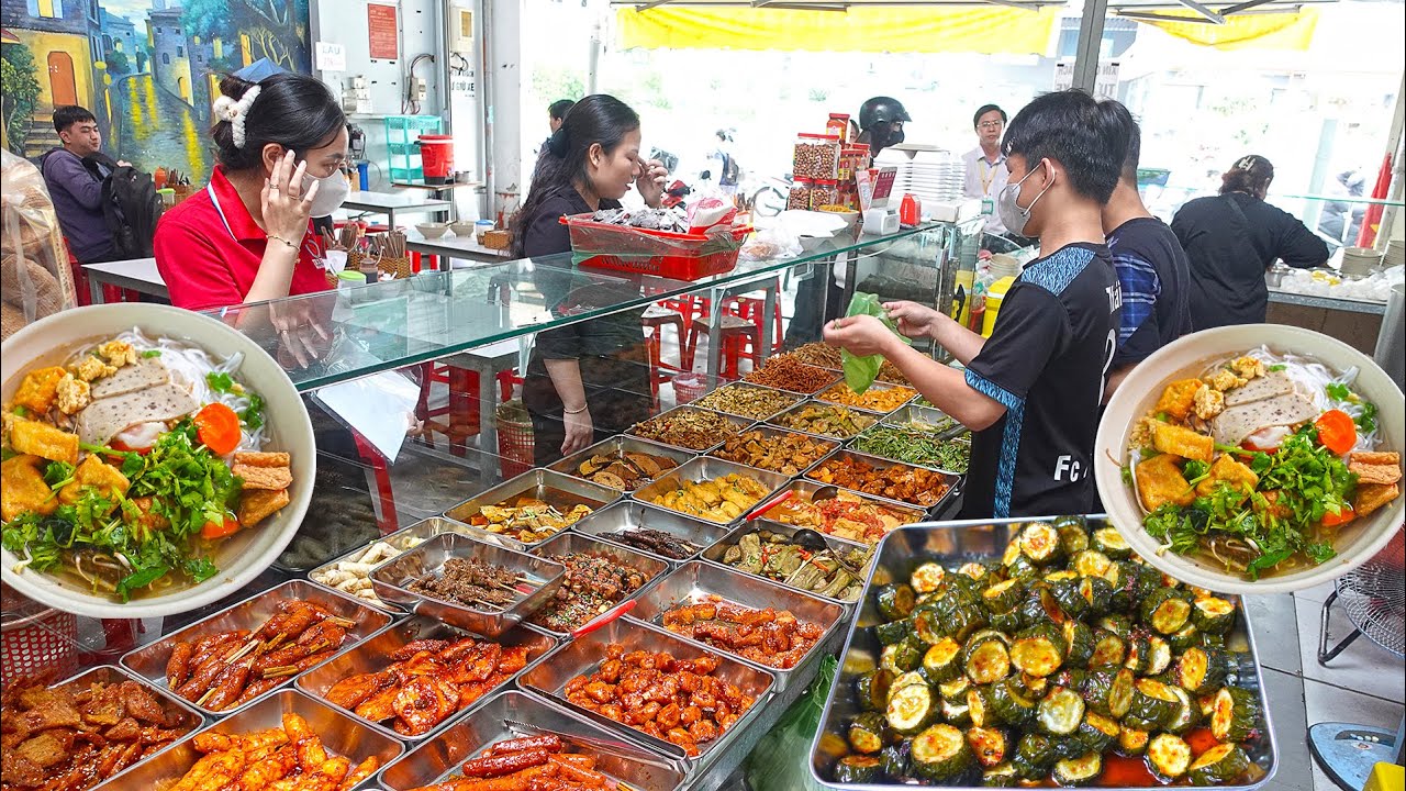 Bất Ngờ Quán Chay Y Chang Buffet Hơn 50 Món Chế Biến Chất Lừ Mà Giá Chỉ 15K Ở Sài Gòn