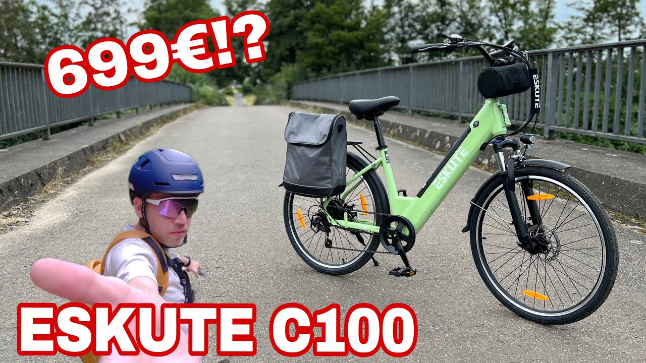 Eskute C100 im Test Review Pedelec Ebike für 699€ neu in 2024