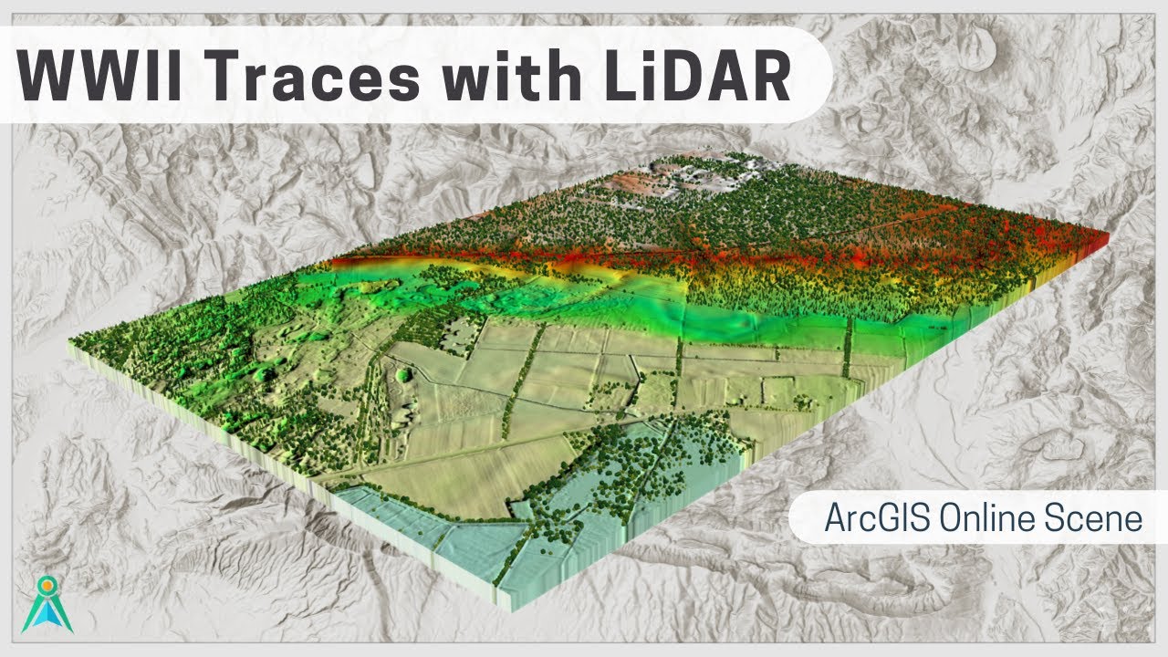 Discovering traces of WWII with LiDAR in an ArcGIS Online Scene