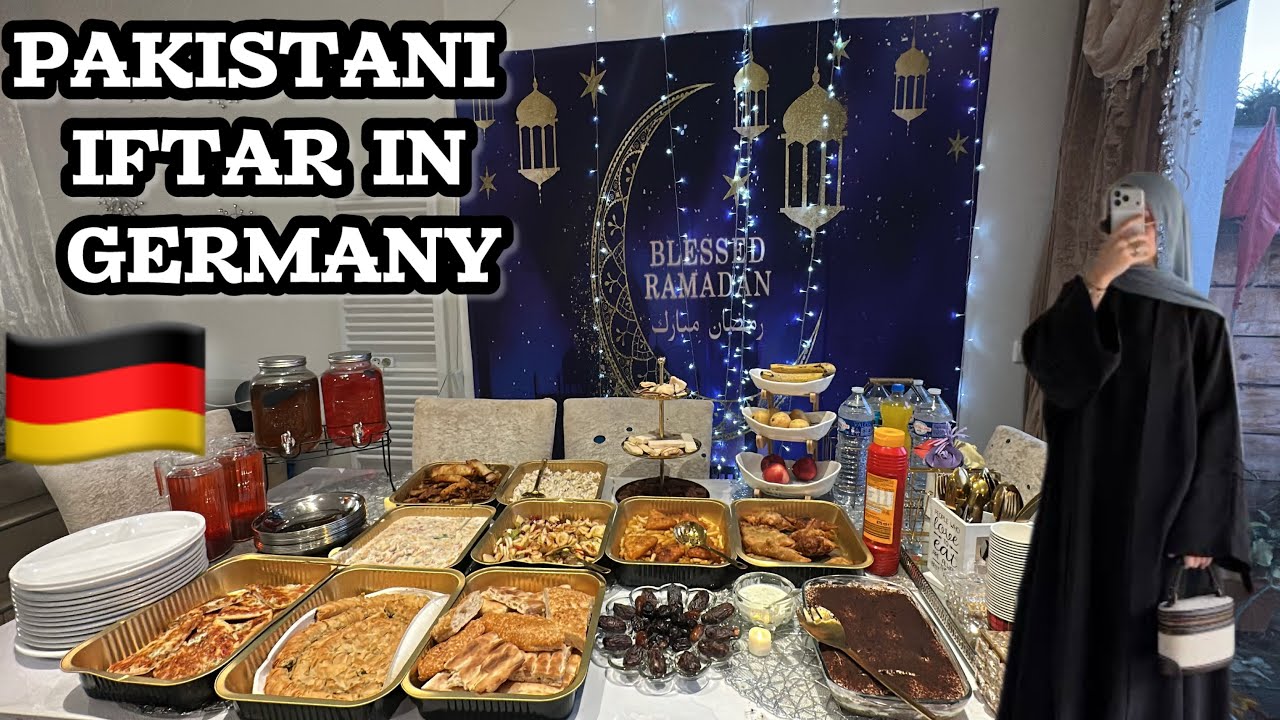 Desi Dawat Iftar in Germany 🇩🇪 |Pakistani Family Grocery Shopping + Iftar Dinner Vlog | Ramadan Vlog