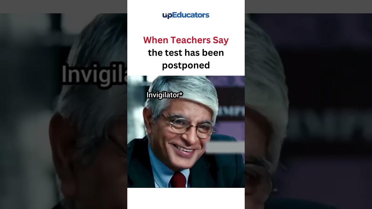 Hi teachers, how do your students react to cancelled tests and postponed exams? | #memes