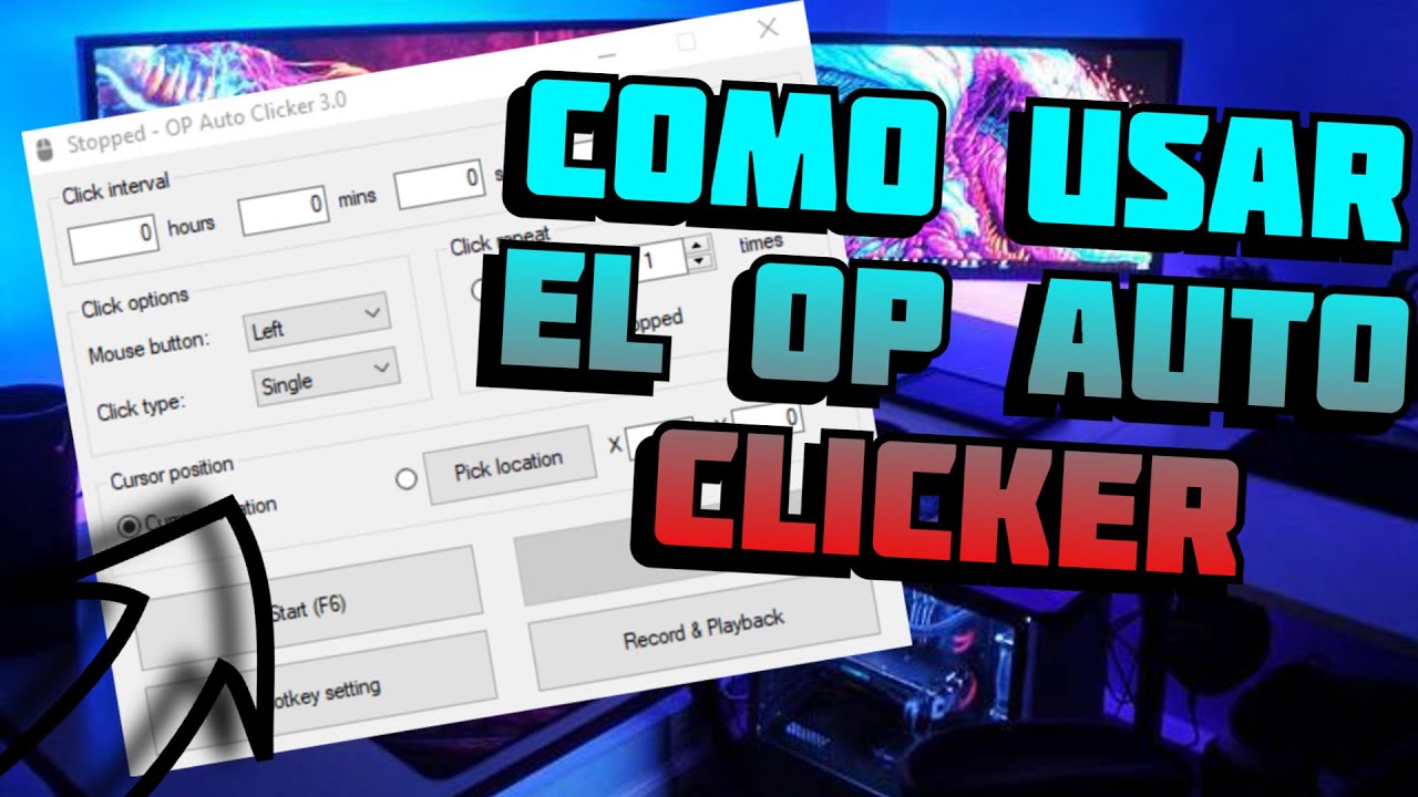 💢COMO USAR EL OP AUTOCLICKER 🖱