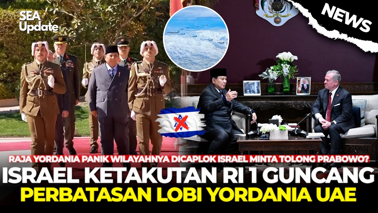 Prabowo Izin Serius Menantang M4ut Timur Tengah Dikawal Jet F-16 Bantu Yordan yang Diakali Isr4el?
