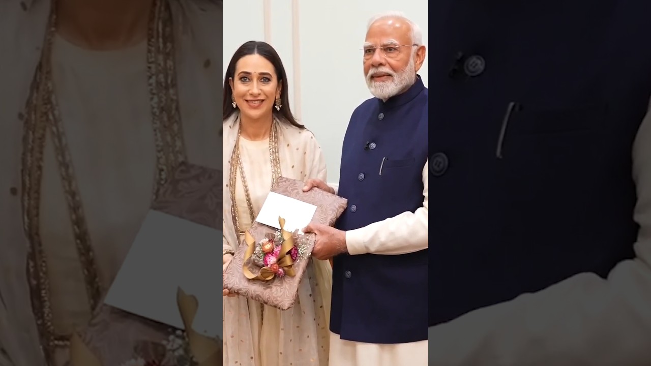 Karisma Kapoor thanks PM Modi for honouring Raj Kapoor's legacy | #shorts