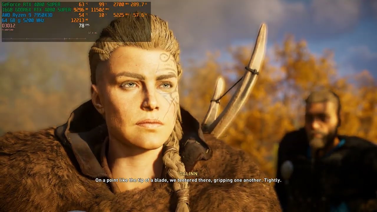 Assassin's Creed Valhalla - RTX 4080 SUPER + Ryzen 9 7950X3D | 2160P | ULTRA Settings