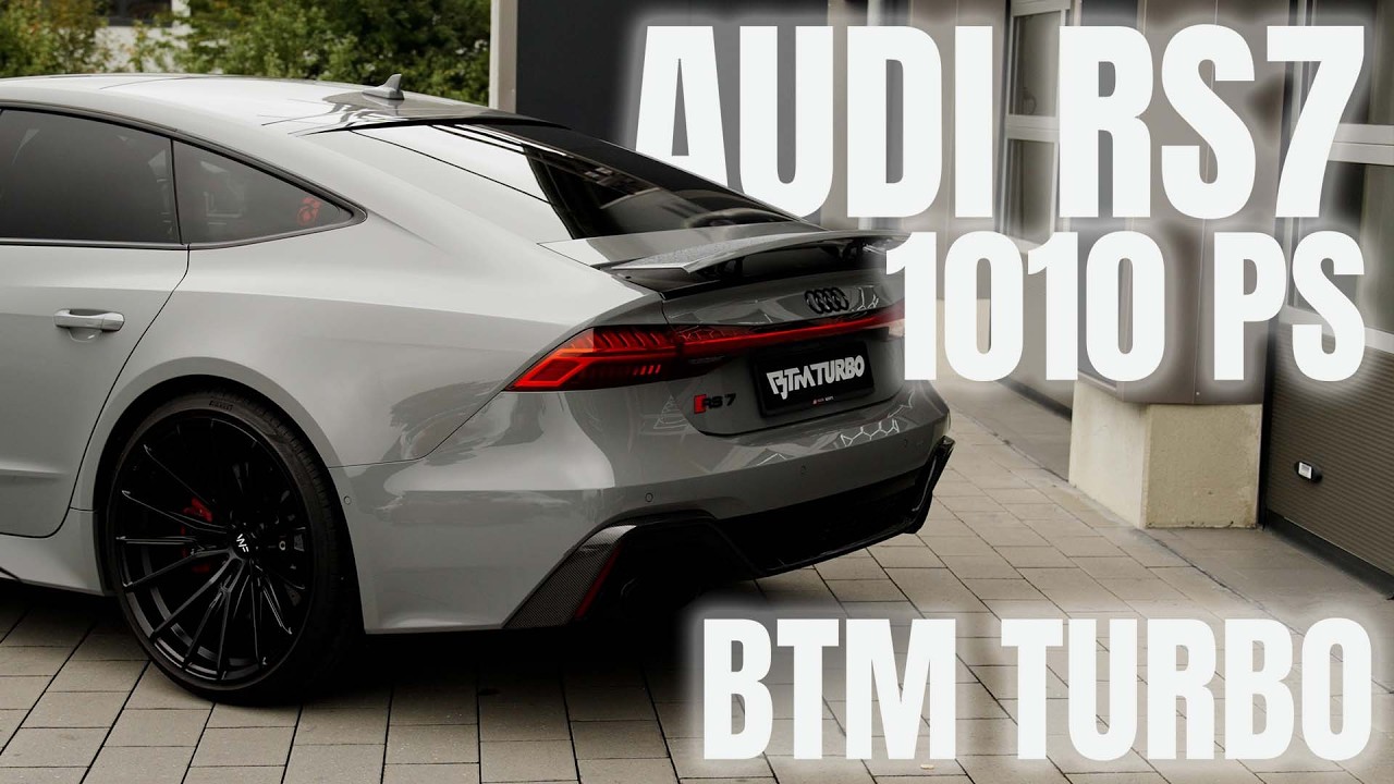 +1000 PS Audi RS7 | Stage 5+ Umbau von BTM Turbo