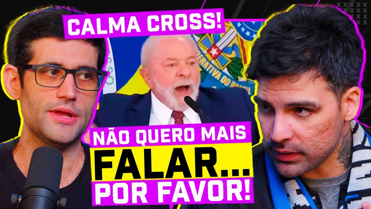 LULA fala que JOGOS CAUSAM MAIS MORT3S A SEGUNDA GUERRA MUNDIAL E CROSS PERDE A CALMA!