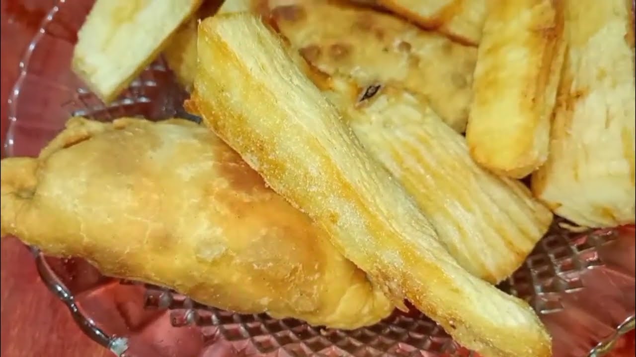 #cocina #empanada con #mandioca frita  #pollo #misiones salio ricoooooooooo