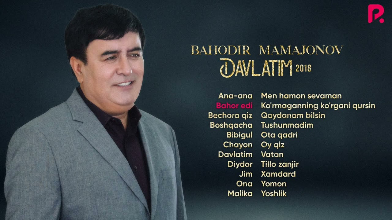 Bahodir Mamajonov - Davlatim nomli albom dasturi 2018