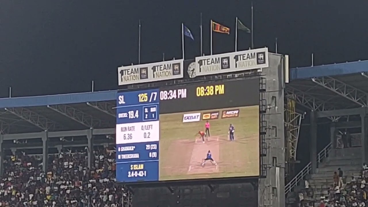 DASUN SHANAKA LAST OVER THRILER 3RD T20 I 20 RUNS FROM 4 BALLS