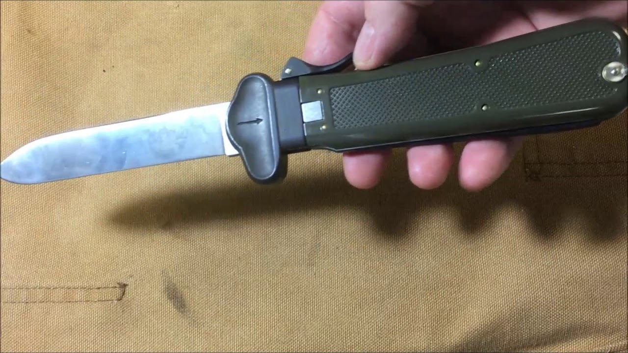 The Coolest German Army Knife Ever - Paratrooper Gravity Knife