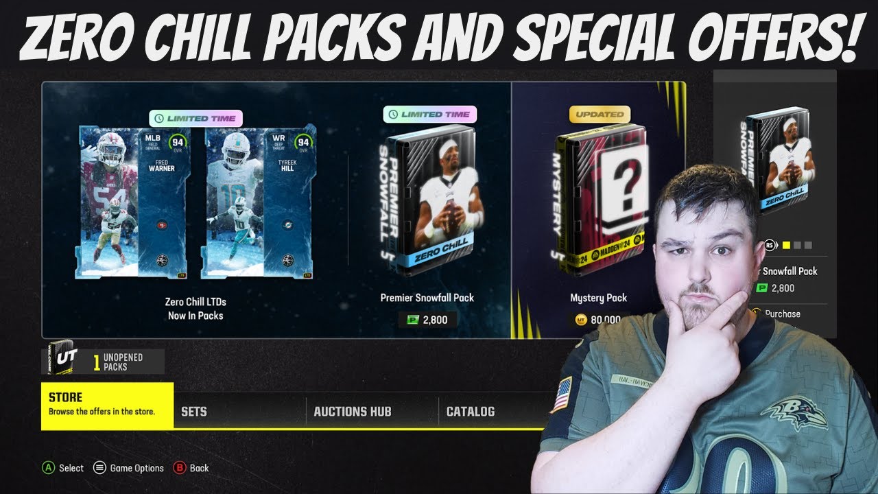 ZERO CHILL PACKS AND SPECIAL OFFERS FOR LTD TYREEK HILL AND FRED WARNER! | MADDEN 24 ULTIMATE TEAM