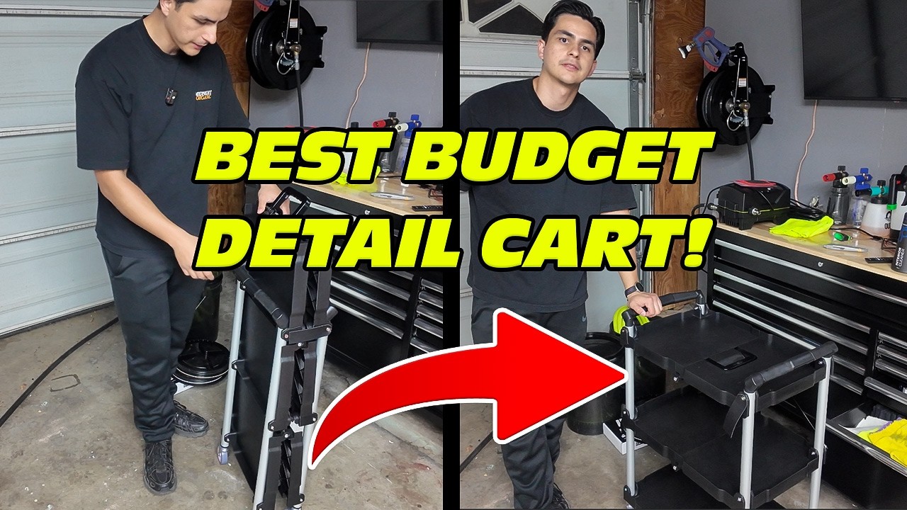 Best Budget Foldable Detailing Cart!