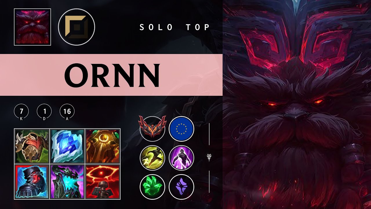 Ornn Top vs Irelia - EUW Grandmaster Patch 25.24