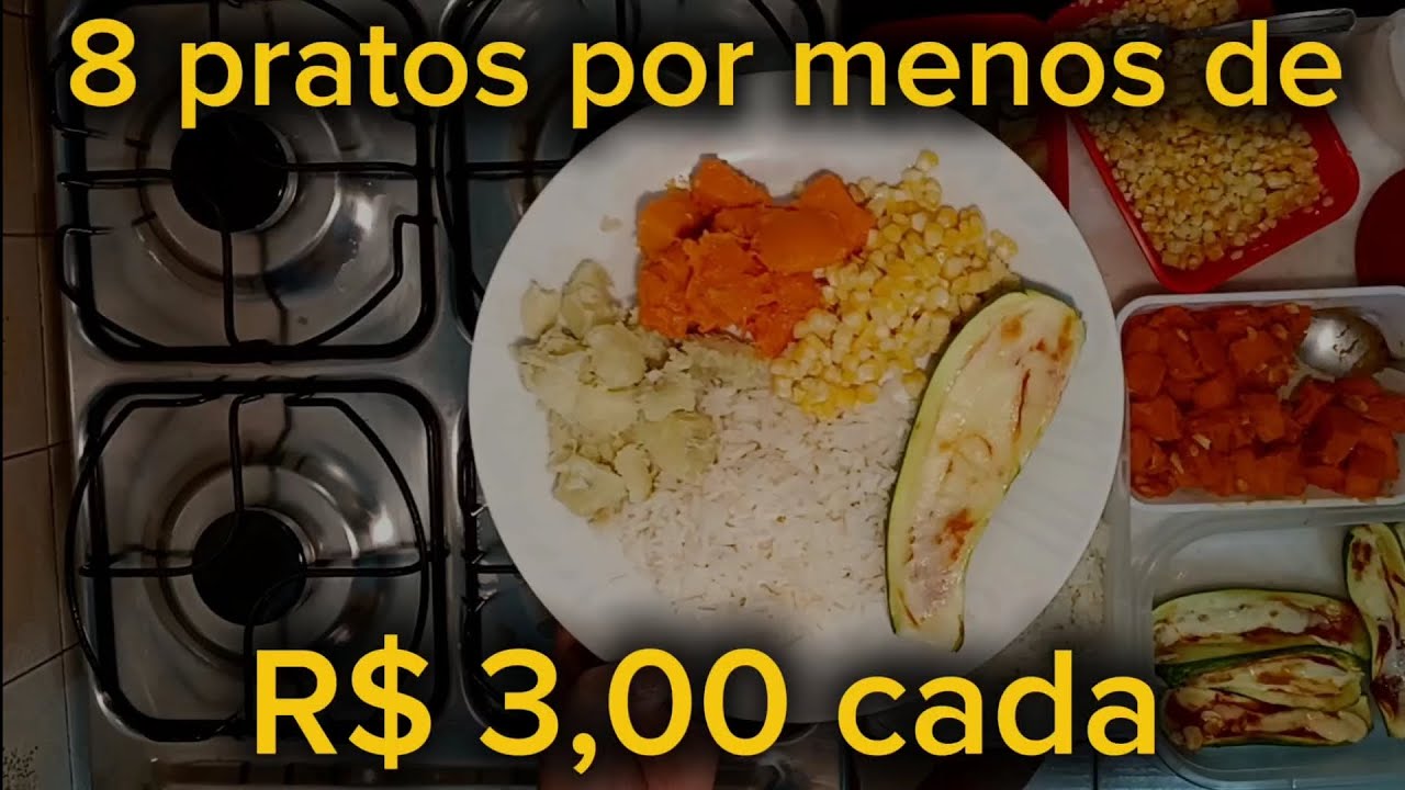 Marmitas Saudáveis para 6 refeições  | Cozinhe comigo rápido e fácil!
