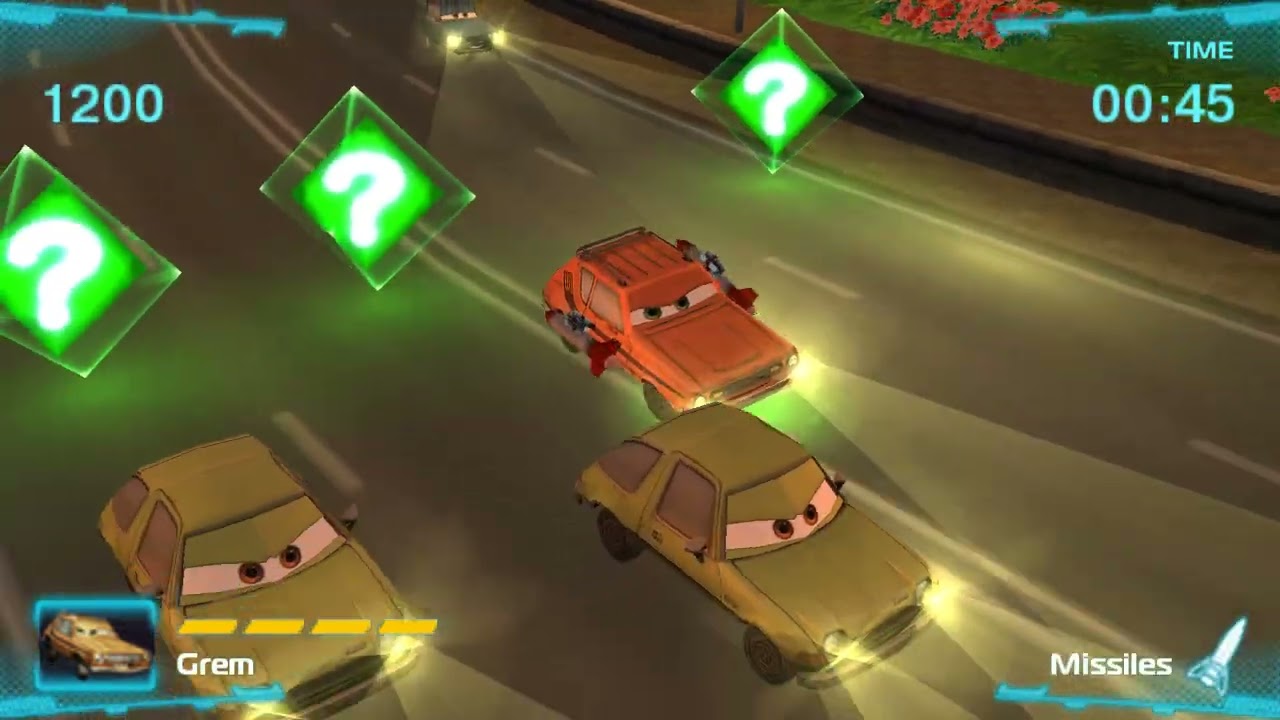 Cars 2 PSP - Grem Gameplay.